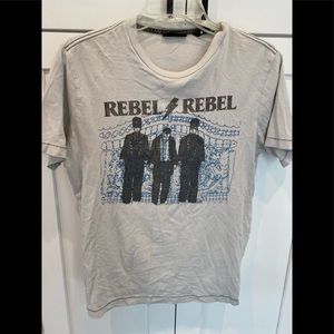 Single stitch David Bowie Rebel Rebel Tshirt Size M